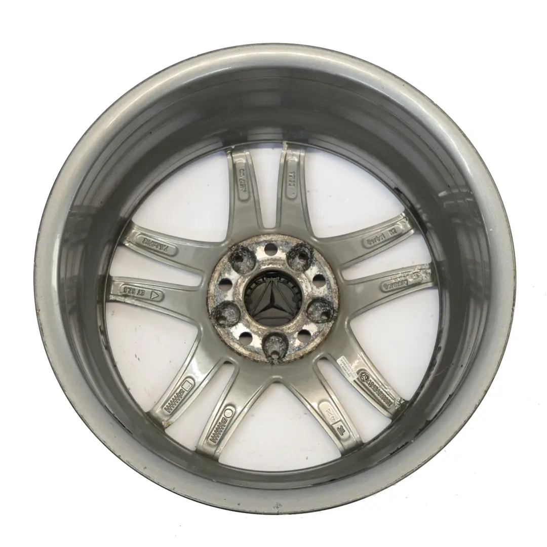 Mercedes W176 Wheel Alloy Rim 17" 5 Double Spoke ET:52.5 7.5J - SKU A2464010302-4 - Part number A2464010302