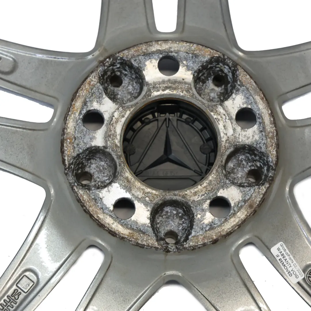 Mercedes W176 Wheel Alloy Rim 17" 5 Double Spoke ET:52.5 7.5J - SKU A2464010302-4 - Part number A2464010302