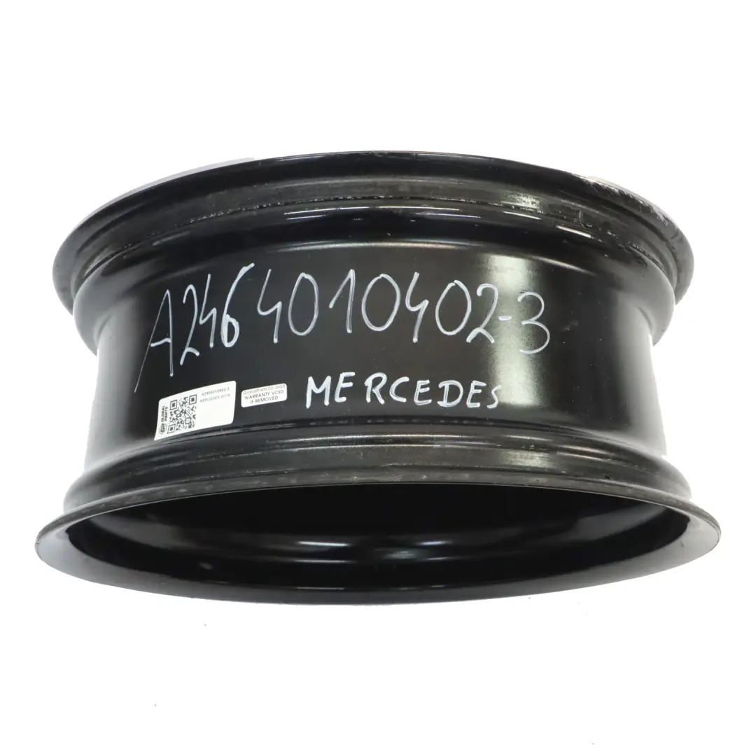 Alloy Wheel Rim 18" ET:52 7,5J 5 Double Spoke to Mercedes W176 Black with Part number A2464010402 Mercedes W176 Black Alloy Wheel Rim 18" ET:52 7,5J 5 Double Spoke - SKU A2464010402-3 - Part number A2464010402