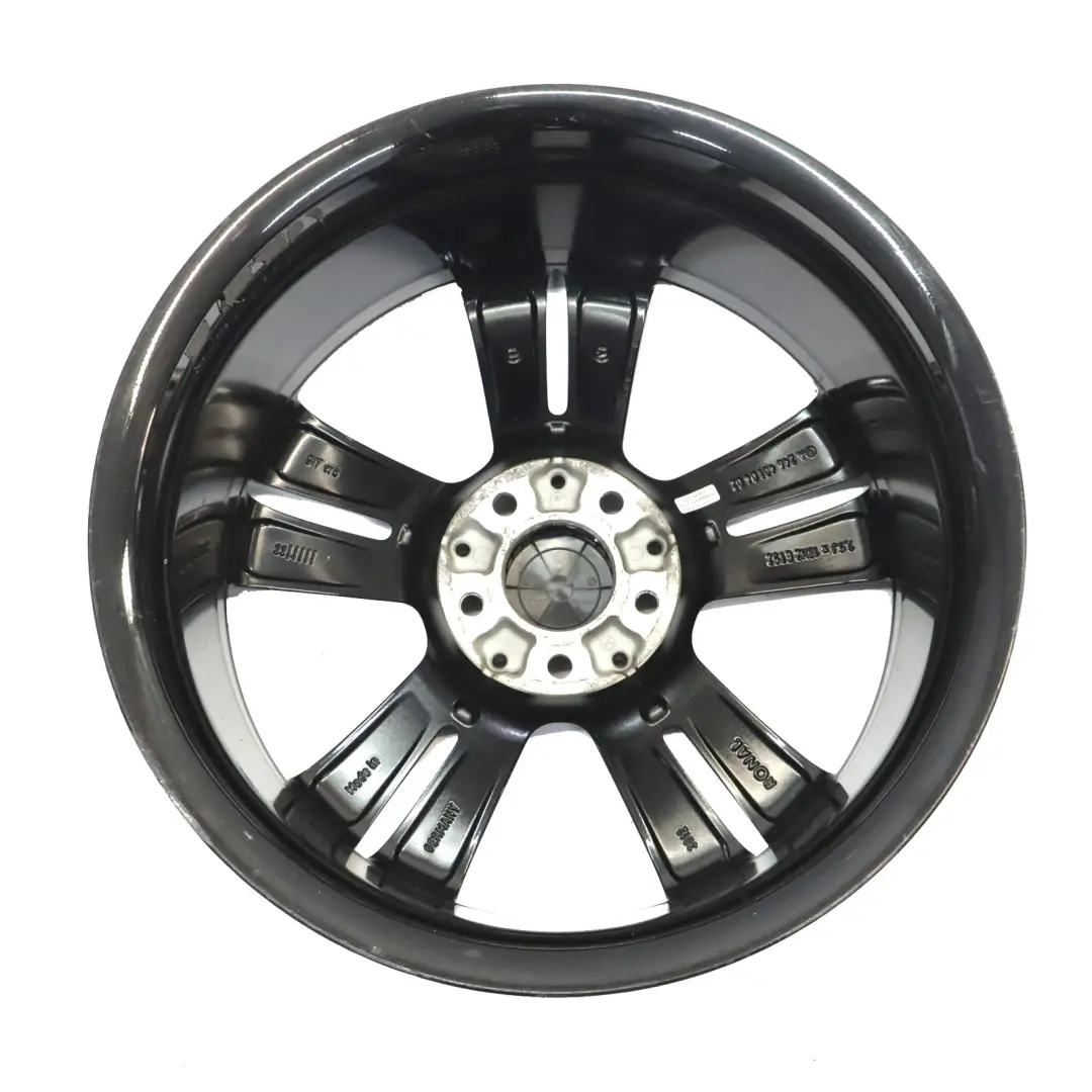 Cerchio in lega nero 18" ET:52 7,5J 5 doppie razze per Mercedes W176 con numero di parte A2464010402 Mercedes W176 Cerchio in lega nero 18" ET:52 7,5J 5 doppie razze - SKU A2464010402-3 - Numero di parte A2464010402