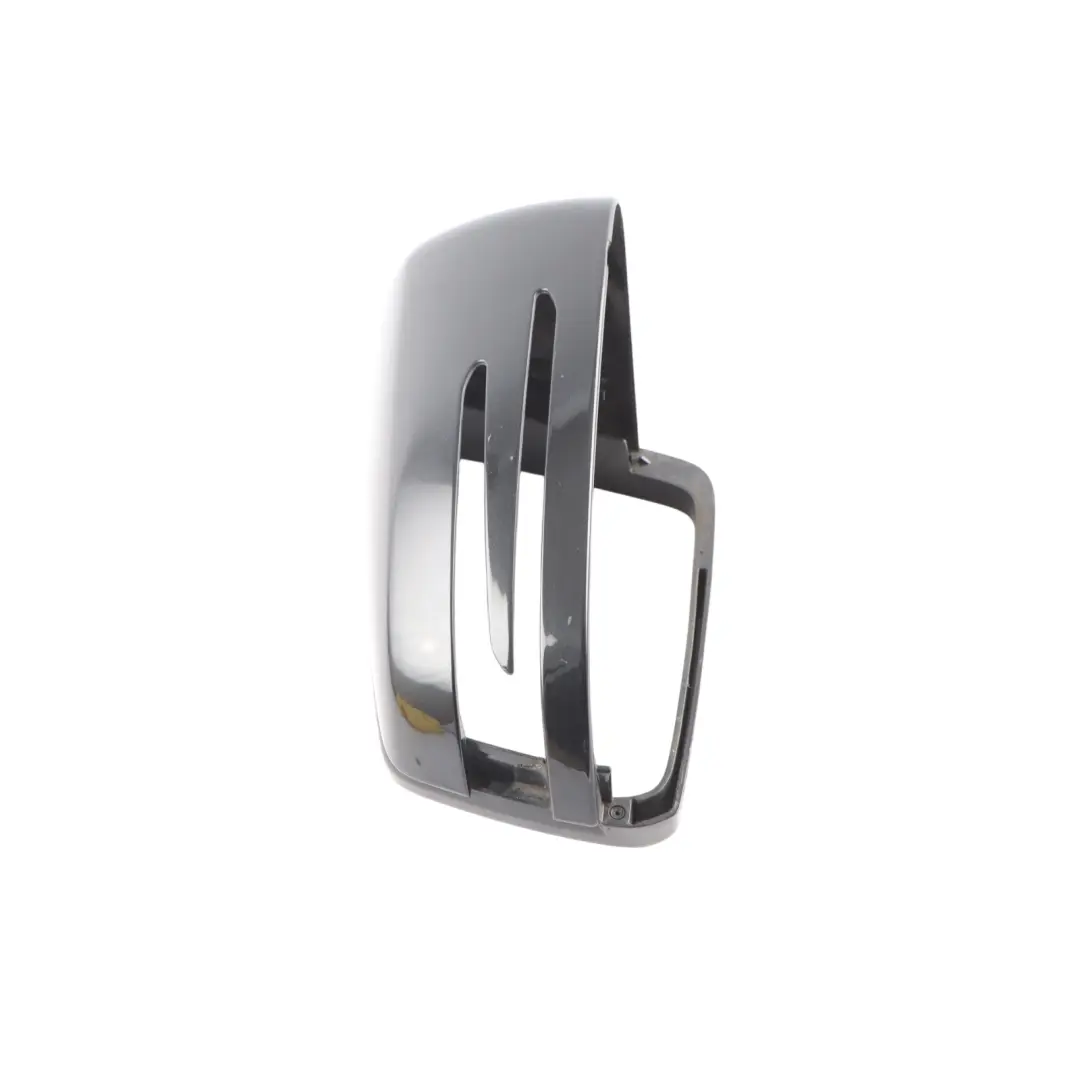 Mercedes W176 Wing Mirror Cover Right Cap O/S Casing Cosmos Black - 191 - SKU A2468110200-KB - Part number A2468110200