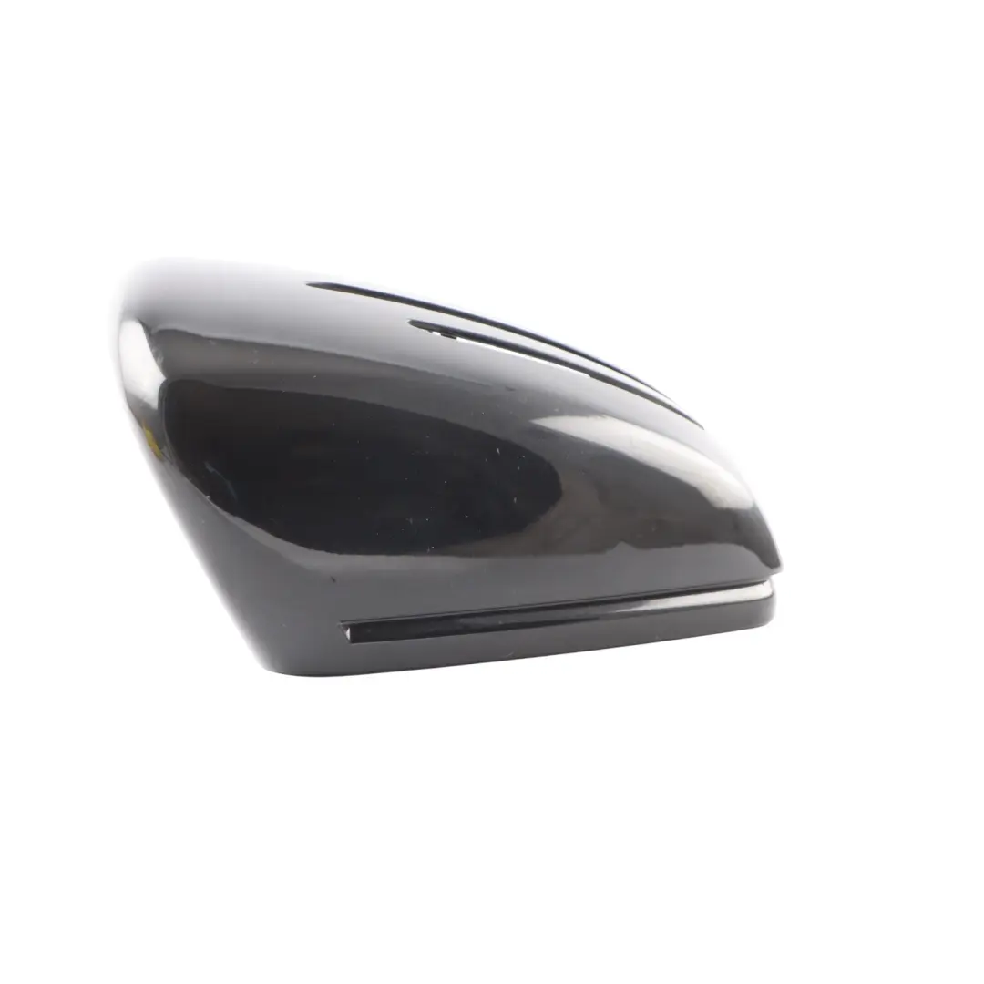 Mercedes W176 Wing Mirror Cover Right Cap O/S Casing Cosmos Black - 191 - SKU A2468110200-KB - Part number A2468110200
