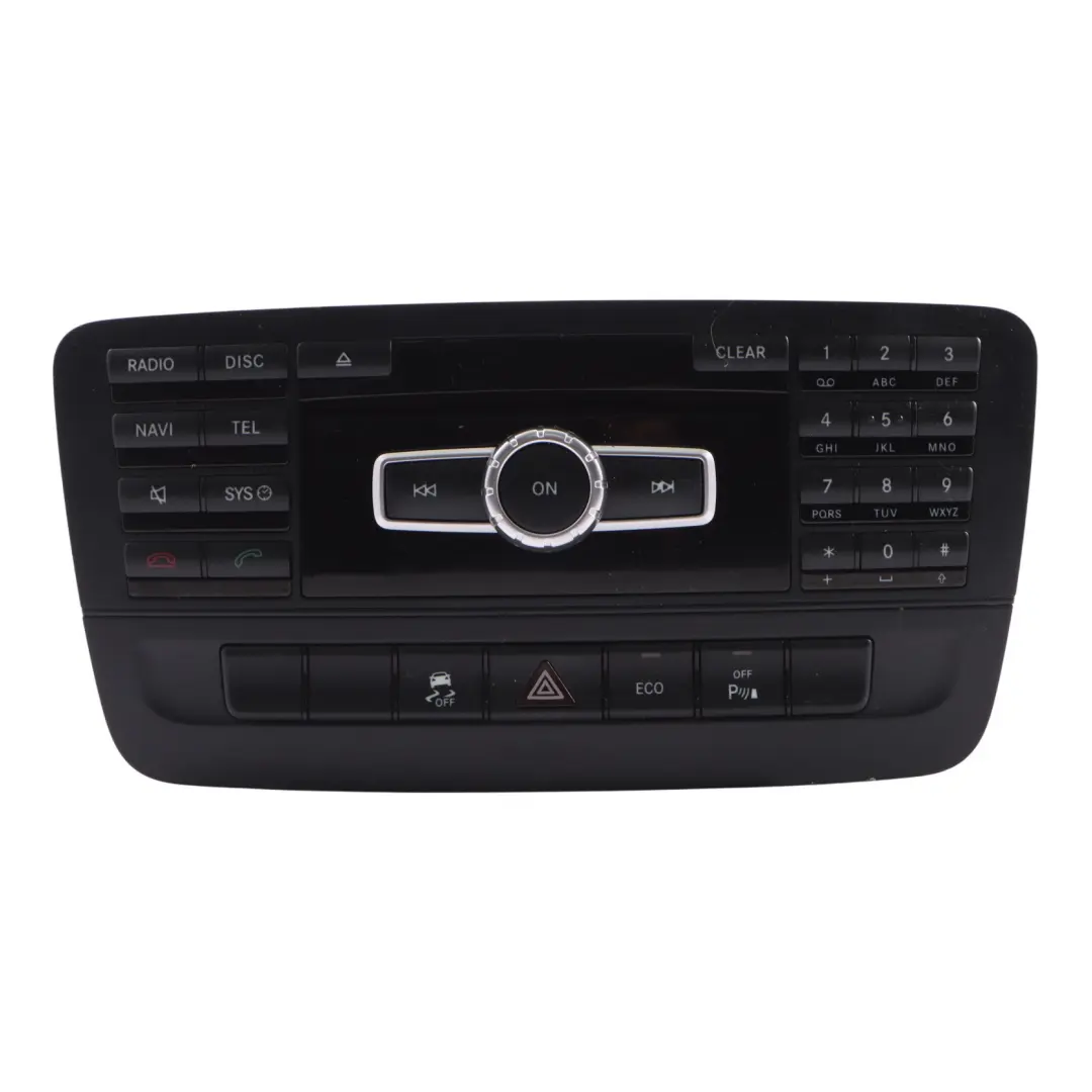  Interruptor Multimedia Mercedes X156 C117 W176 CD Player Radio Head - SKU A2469009512 - Número de pieza A2469009512