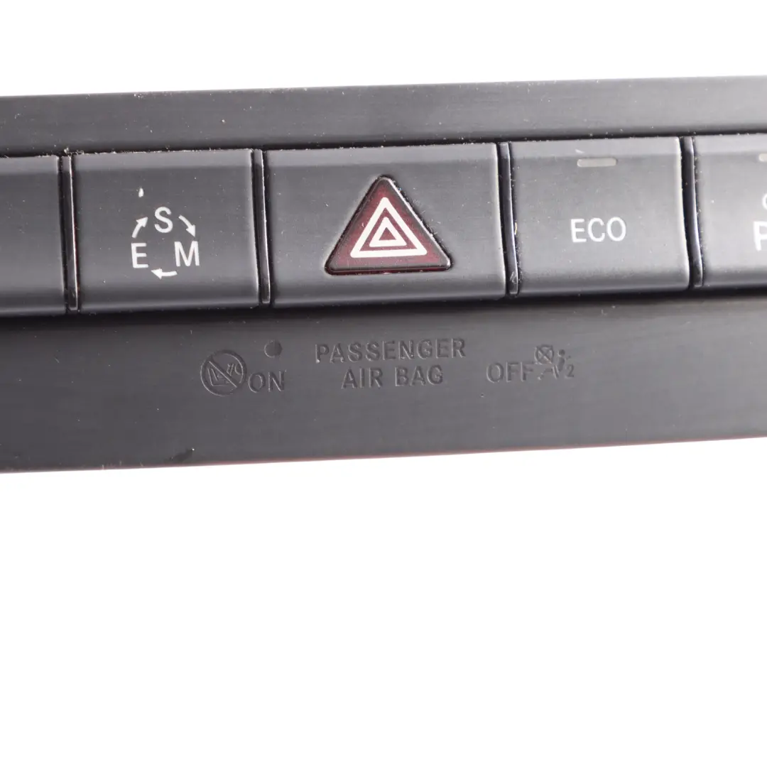 Center Hazard Control Switch Panel Eco Button to Mercedes W176 with Part number A2469055802 Mercedes W176 Center Hazard Control Switch Panel Eco Button - SKU A2469055802 - Part number A2469055802