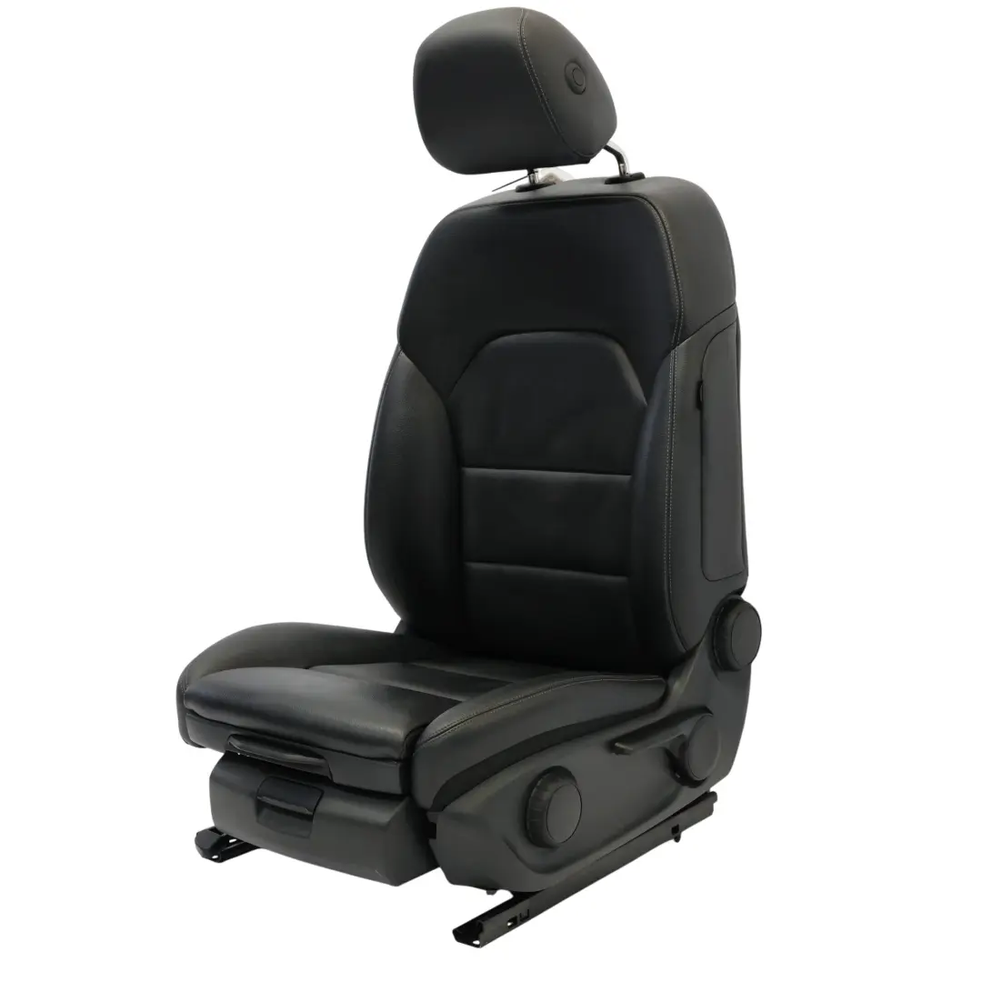 Sedile anteriore Mercedes W176 riscaldato sinistro finta pelle nero per con numero di parte A2469105702 Sedile anteriore Mercedes W176 riscaldato sinistro finta pelle nero - SKU A2469105702-3 - Numero di parte A2469105702