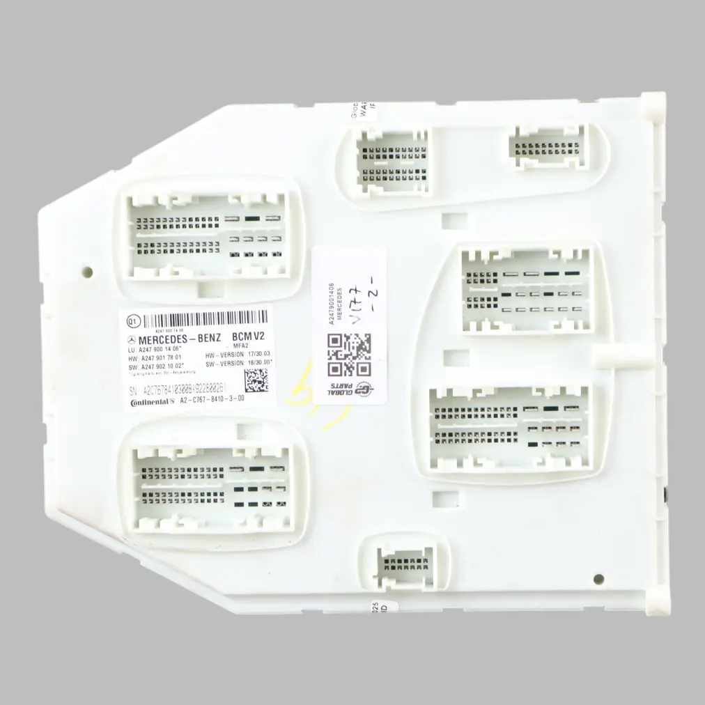 Module Mercedes CLA C118 W177 W247 Body Control Unit ECU to BCM V2 with Part number A2479001406 BCM V2 Module Mercedes CLA C118 W177 W247 Body Control Unit ECU - SKU A2479001406 - Part number A2479001406