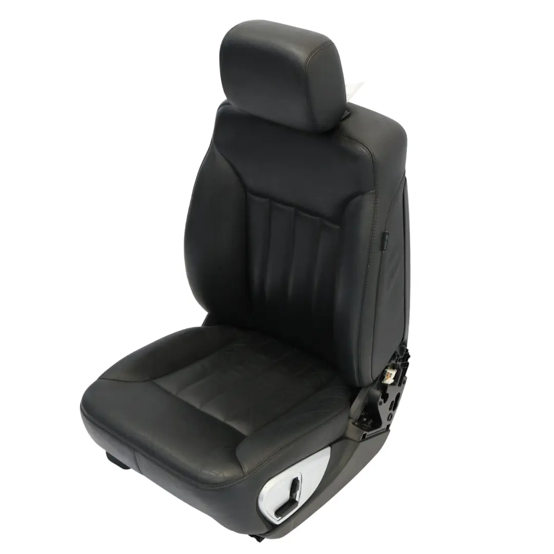 Fotel Przedni Lewy Przód Grzany Skórzany Czarny do Mercedes ML W164 o numerze A2519101593 Mercedes ML W164 Fotel Przedni Lewy Przód Grzany Skórzany Czarny - SKU A2519101593-1 - Numer Części A2519101593