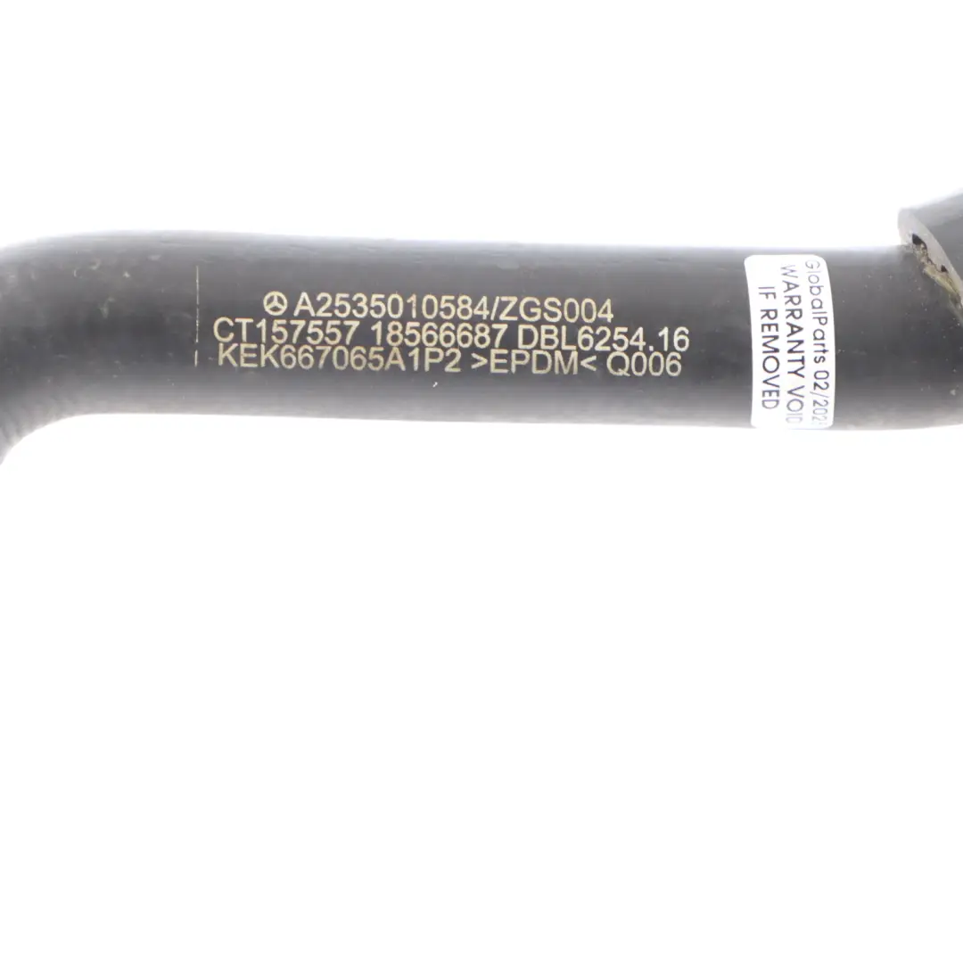 Mercedes W213 C238 GLC W253 Cooling Engine Water Coolant Hose Pipe - SKU A2535010584 - Part number A2535010584