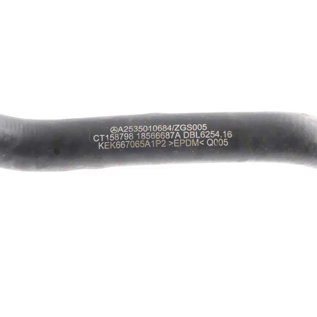 Water Coolant Hose Pipe Radiator to Mercedes GLC X253 with Part number A2535010684 Mercedes GLC X253 Water Coolant Hose Pipe Radiator - SKU A2535010684 - Part number A2535010684