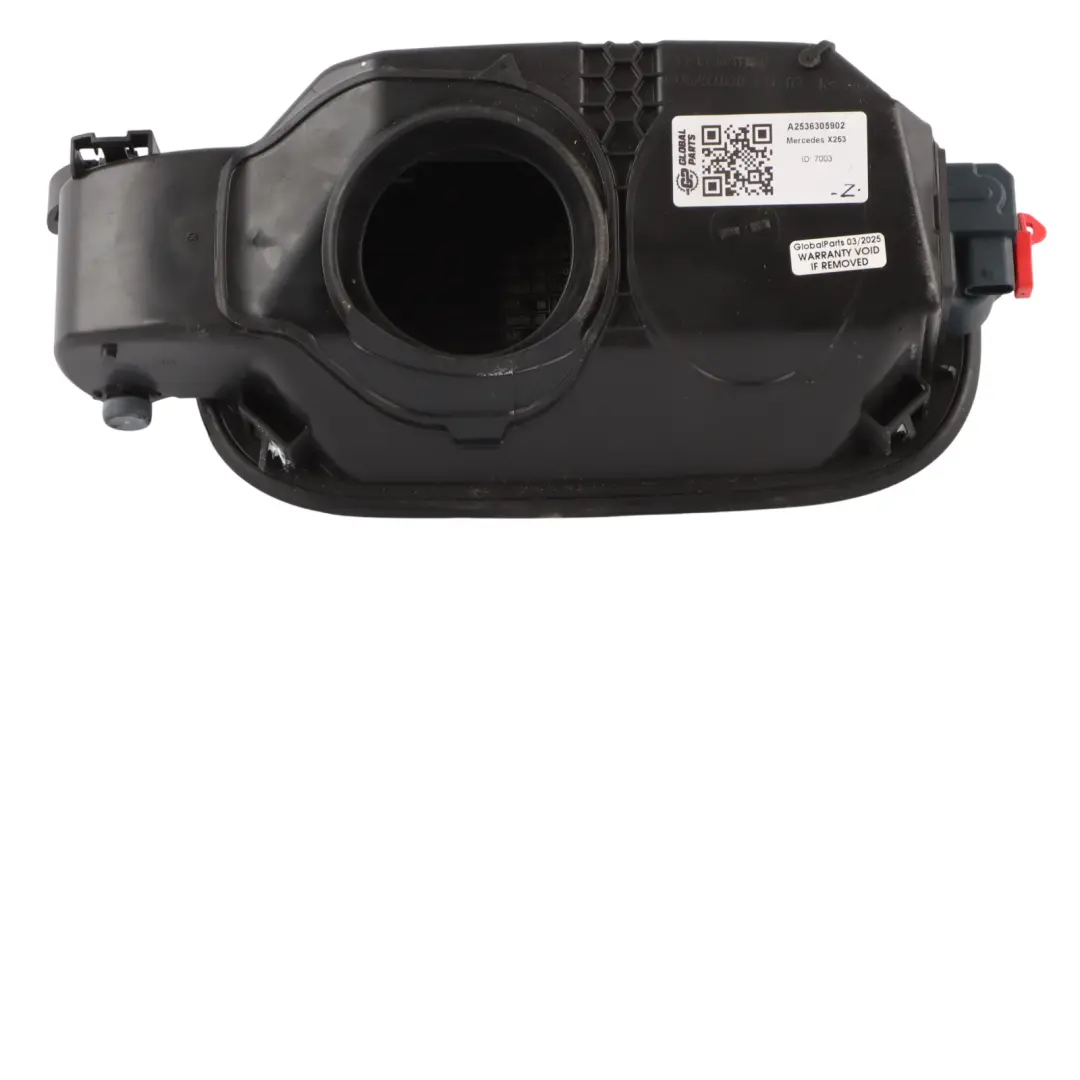 Filler Flap Tank Cap Cover to Mercedes X253 Fuel with Part number A2536305902 Mercedes X253 Fuel Filler Flap Tank Cap Cover - SKU A2536305902 - Part number A2536305902
