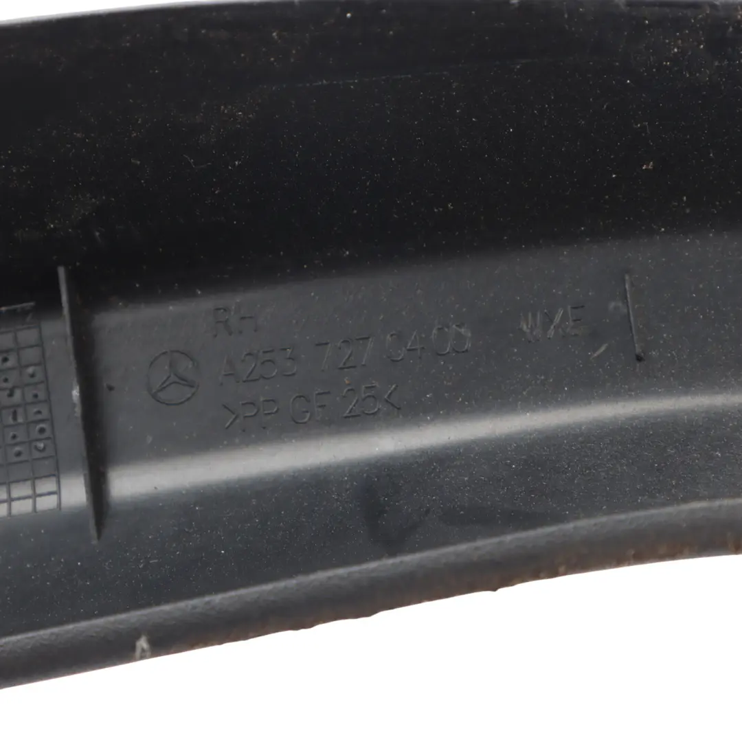 Window Glass Frame Door Front Right O/S Cover Trim to Mercedes GLC C253 with Part number A2537270400 Mercedes GLC C253 Window Glass Frame Door Front Right O/S Cover Trim - SKU A2537270400 - Part number A2537270400