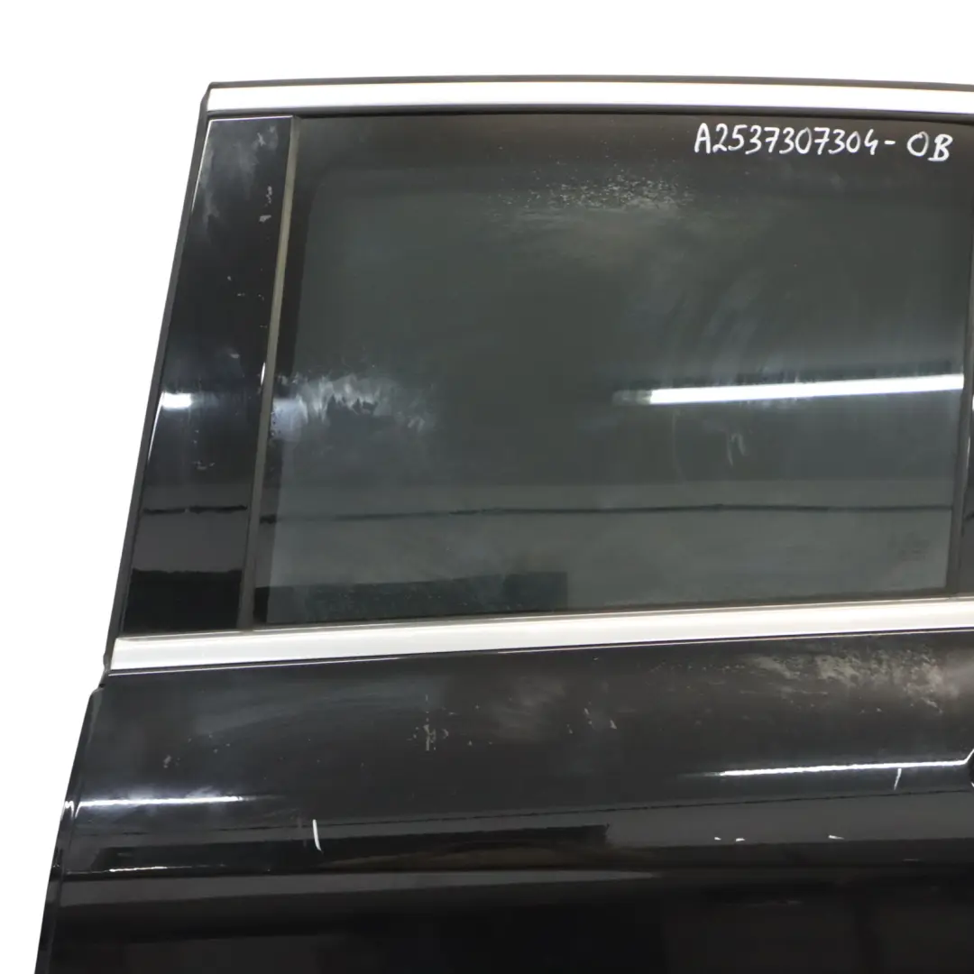 Door Rear Left N/S Obsidian Black Metallic - 197 Mercedes X253 - SKU A2537307304-OB - Part number A2537307304