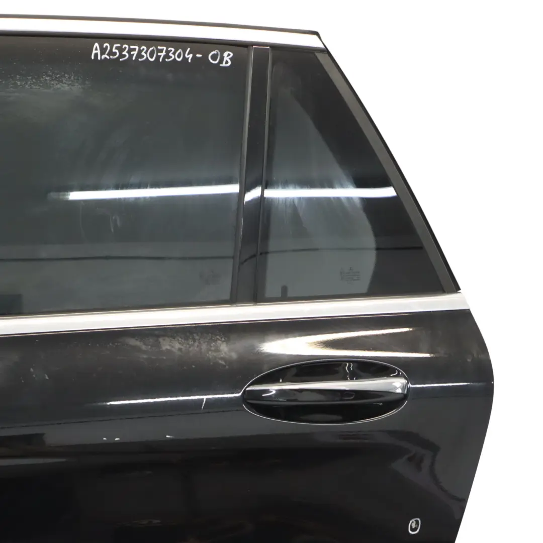 Door Rear Left N/S Obsidian Black Metallic - 197 Mercedes X253 - SKU A2537307304-OB - Part number A2537307304