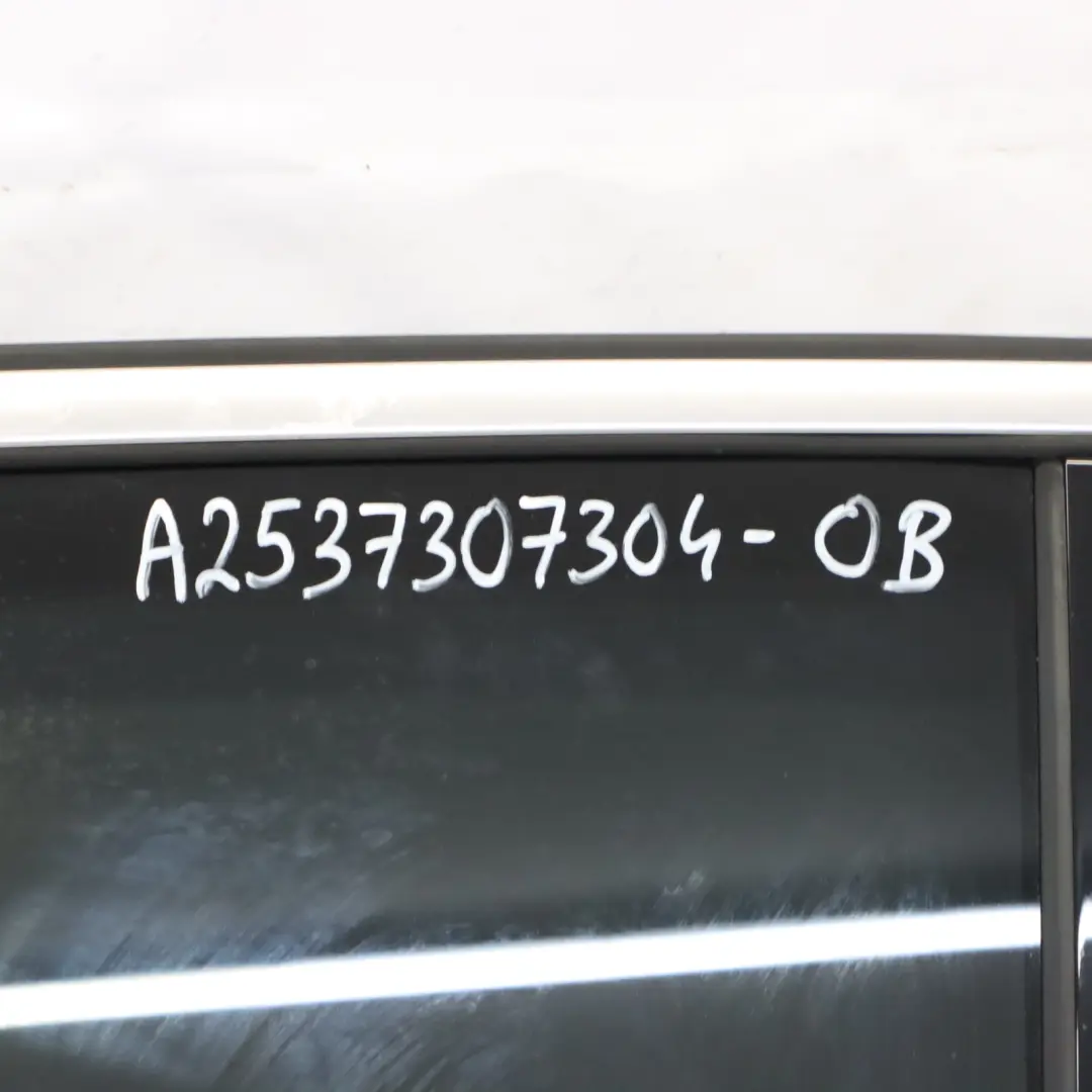 Door Rear Left N/S Obsidian Black Metallic - 197 Mercedes X253 - SKU A2537307304-OB - Part number A2537307304