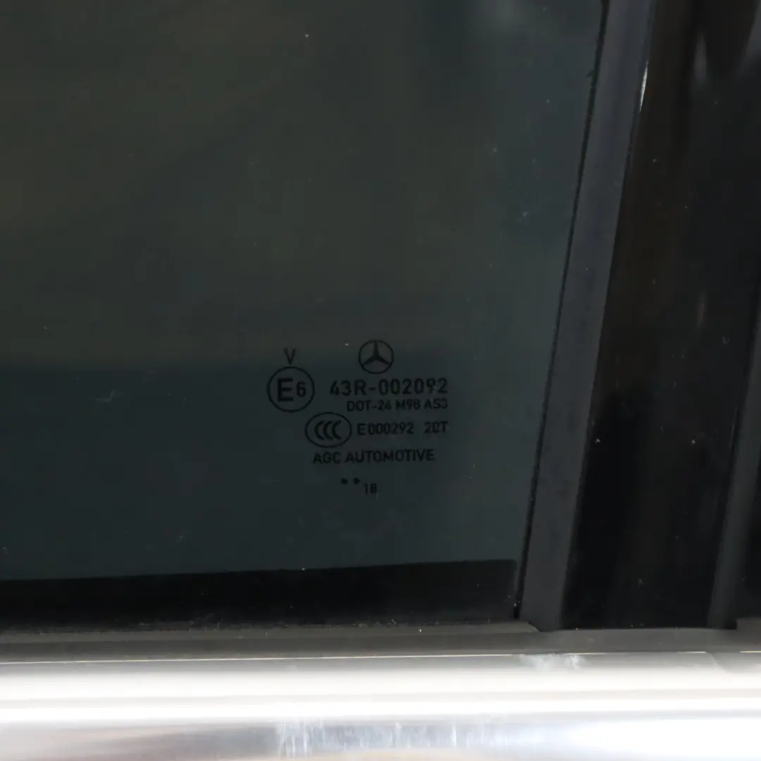 Door Rear Left N/S Obsidian Black Metallic - 197 Mercedes X253 - SKU A2537307304-OB - Part number A2537307304