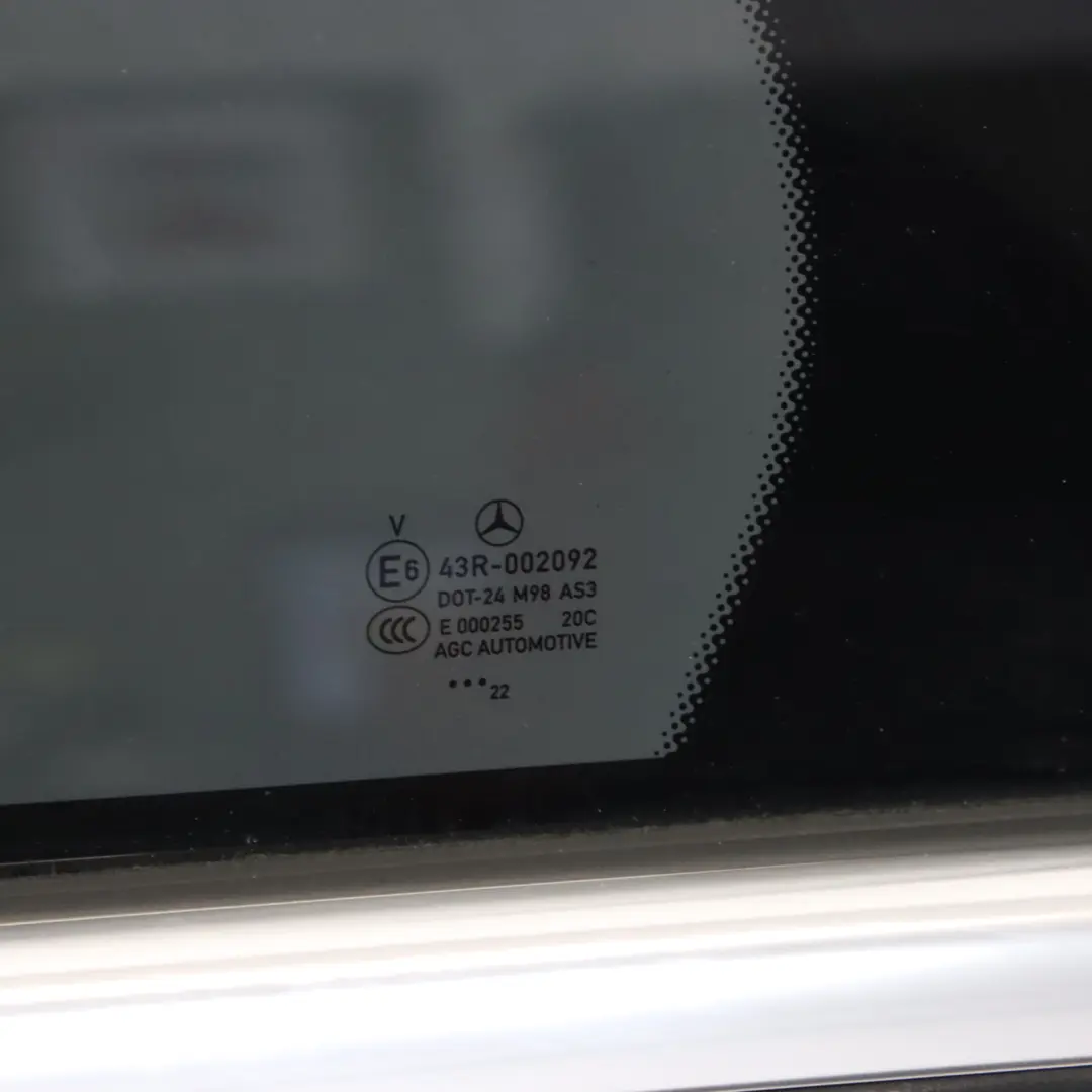 Door Rear Left N/S Obsidian Black Metallic - 197 Mercedes X253 - SKU A2537307304-OB - Part number A2537307304