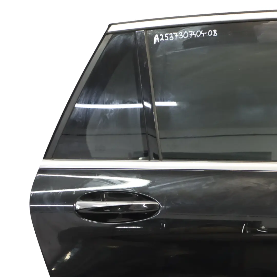 Mercedes X253 Door Rear Right O/S Obsidian Black Metallic - 197 - SKU A2537307404-OB - Part number A2537307404