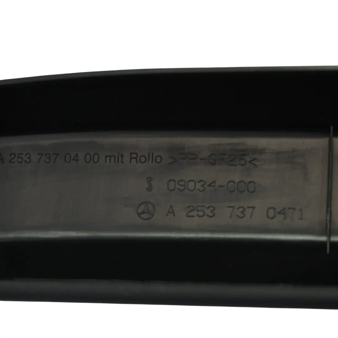 Mercedes X253 Door Window Frame Trim Cover Rear Right O/S Black - SKU A2537370471-1 - Part number A2537370471