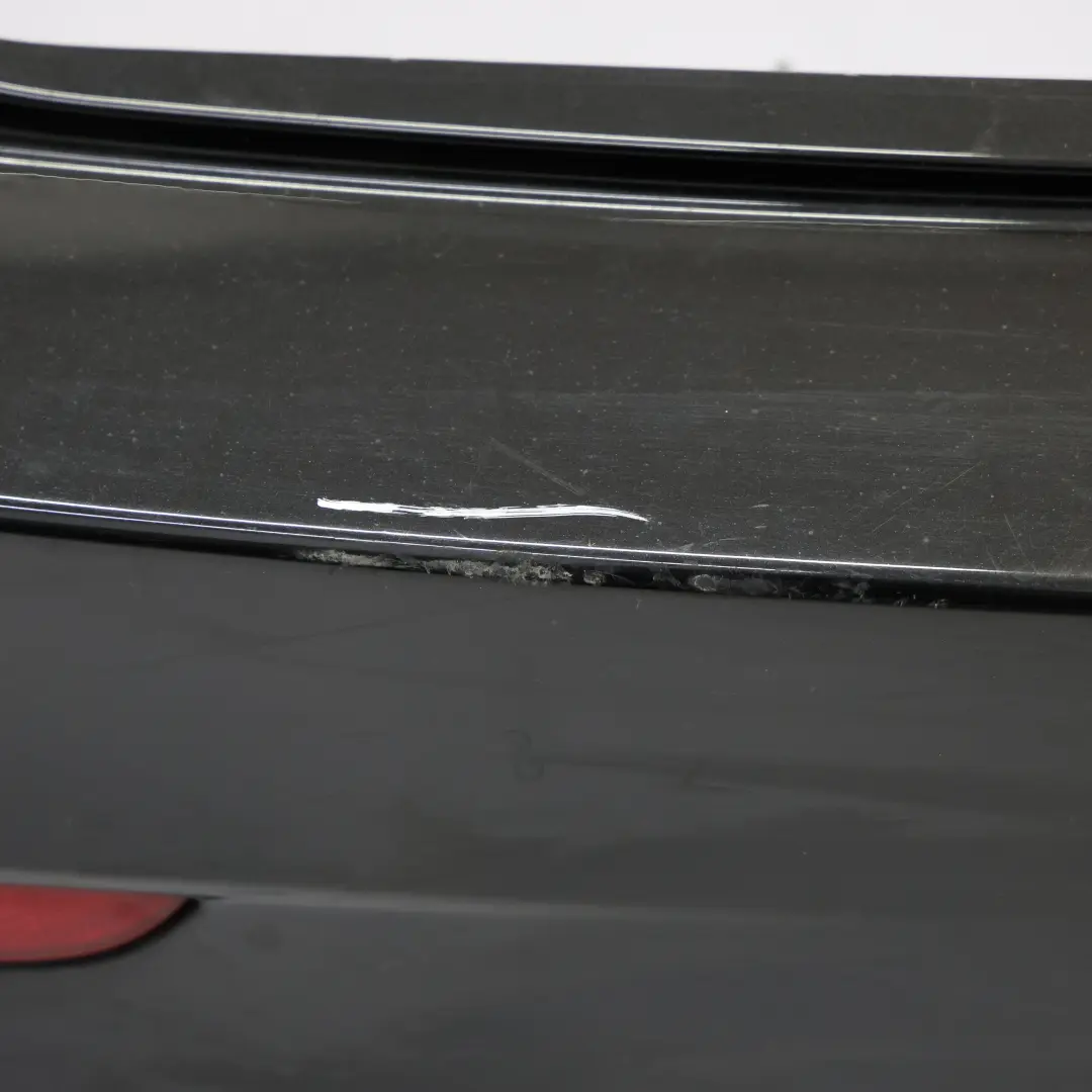 Bumper AMG Trim Panel Covering Obsidian Black Metallic - 197 to Mercedes X253 Rear with Part number A2538851601 Mercedes X253 Rear Bumper AMG Trim Panel Covering Obsidian Black Metallic - 197 - SKU A2538851601-OB - Part number A2538851601
