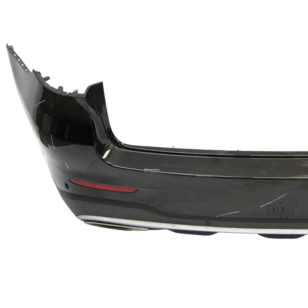 Mercedes X253 Rear Bumper AMG Trim Panel Covering Obsidian Black Metallic - 197 - SKU A2538851601-OB - Part number A2538851601