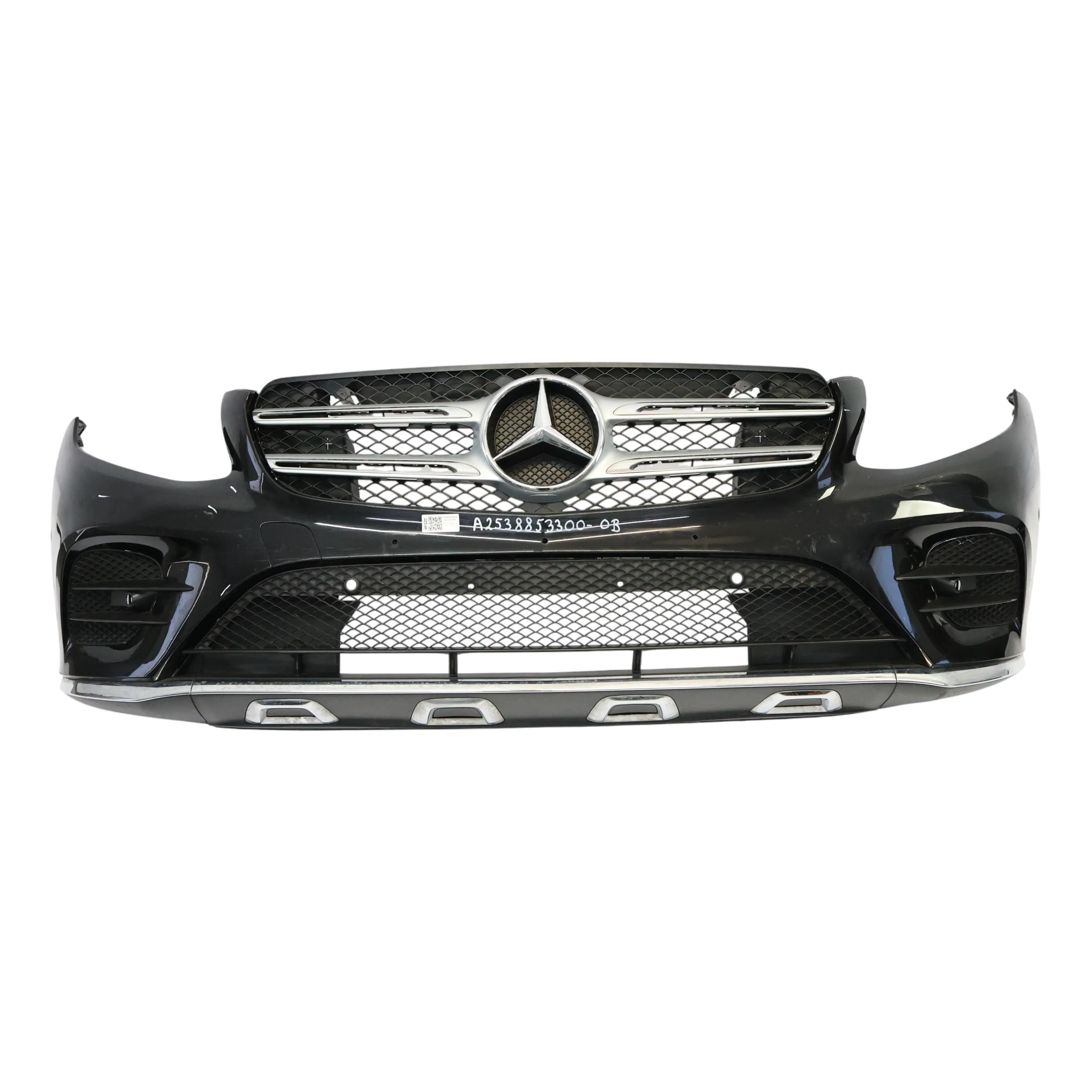 Mercedes X253 Front Bumper Trim Panel AMG Obsidian Black Metallic - 197