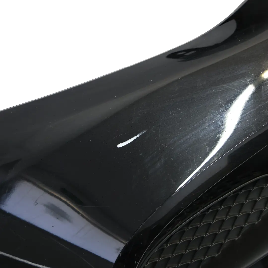 Mercedes X253 Front Bumper Trim Panel AMG Obsidian Black Metallic - 197 - SKU A2538853300-OB - Part number A2538853300
