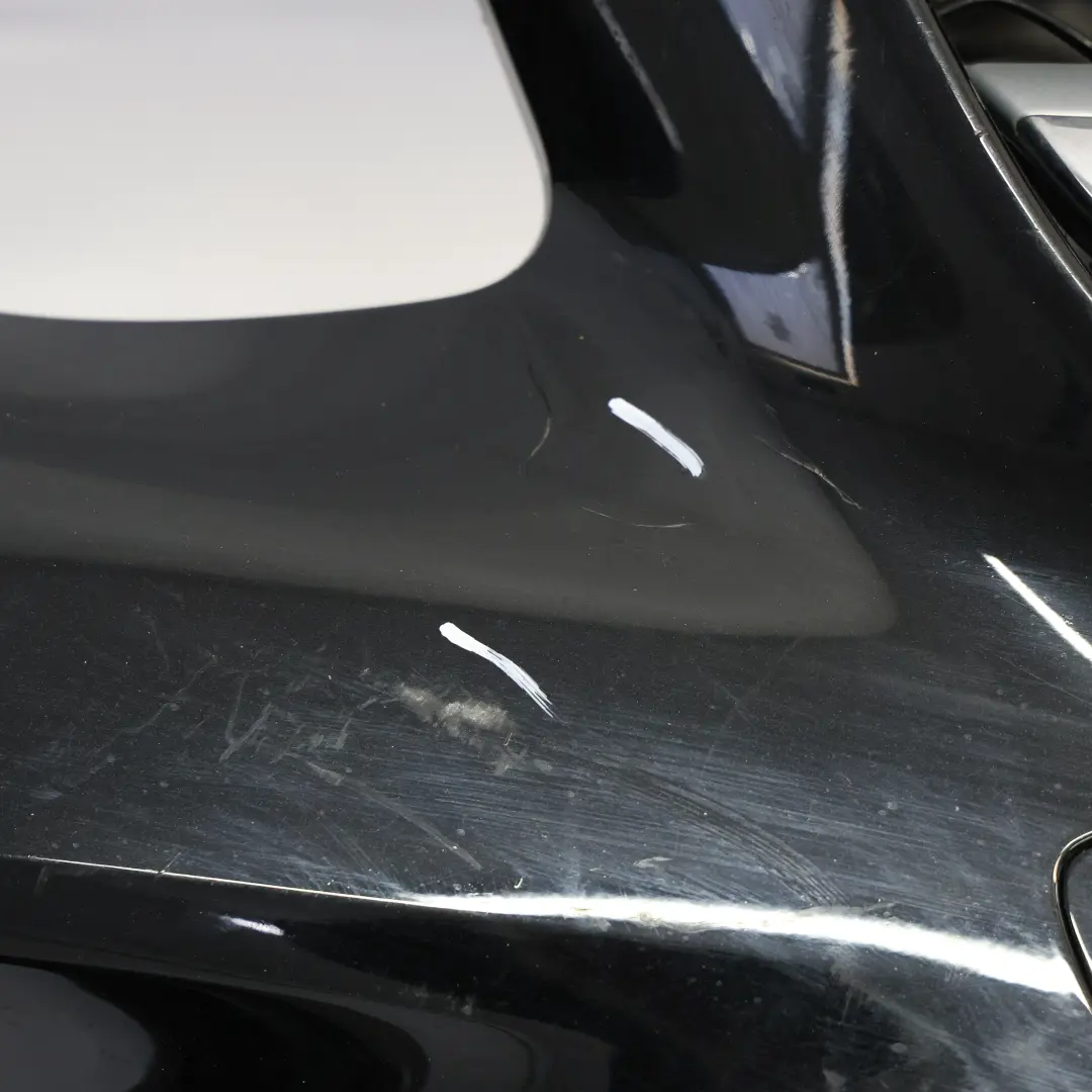 Front Bumper Trim Panel AMG Obsidian Black Metallic - 197 to Mercedes X253 with Part number A2538853300 Mercedes X253 Front Bumper Trim Panel AMG Obsidian Black Metallic - 197 - SKU A2538853300-OB - Part number A2538853300