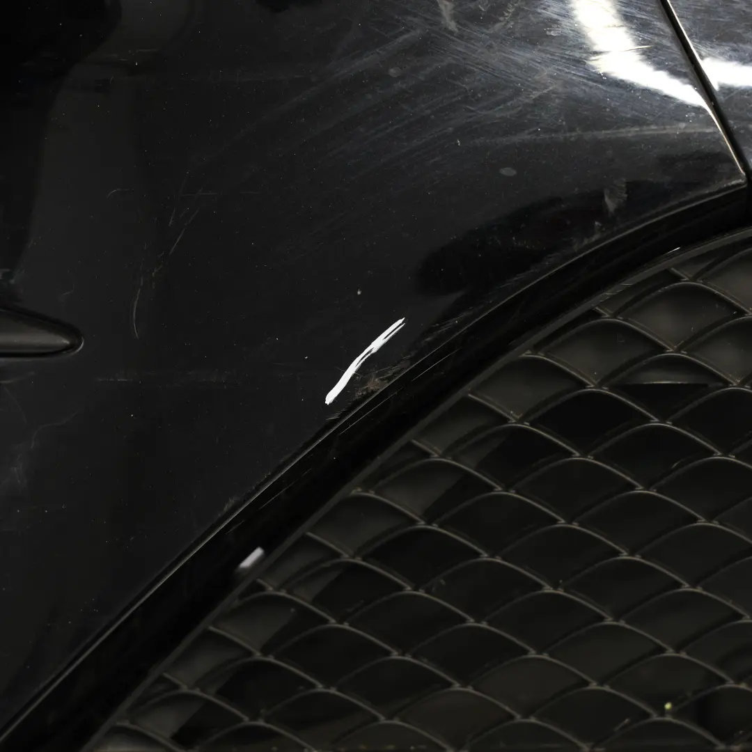 Mercedes X253 Front Bumper Trim Panel AMG Obsidian Black Metallic - 197 - SKU A2538853300-OB - Part number A2538853300