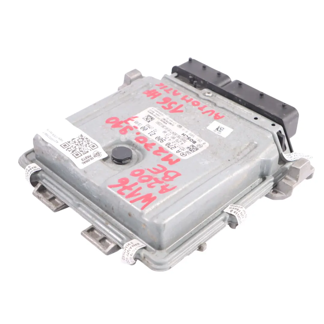 Module ECU Moteur Mercedes W176 A200 BlueEfficiency 270.910 156HP pour à propos du numéro de pièce A2709002100 Module ECU Moteur Mercedes W176 A200 BlueEfficiency 270.910 156HP - SKU A2709002100-7 - Numéro de pièce A2709002100
