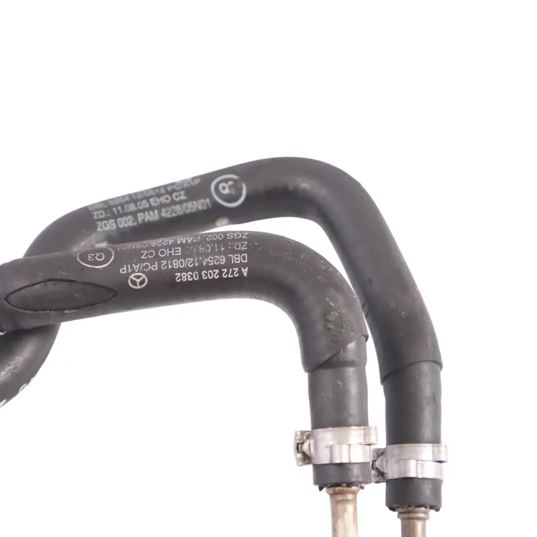 Mercedes W204 W212 W906 M272 Benzyna Rura Przewód Zawór EGR - SKU A2721401008 - Numer Części A2721401008
