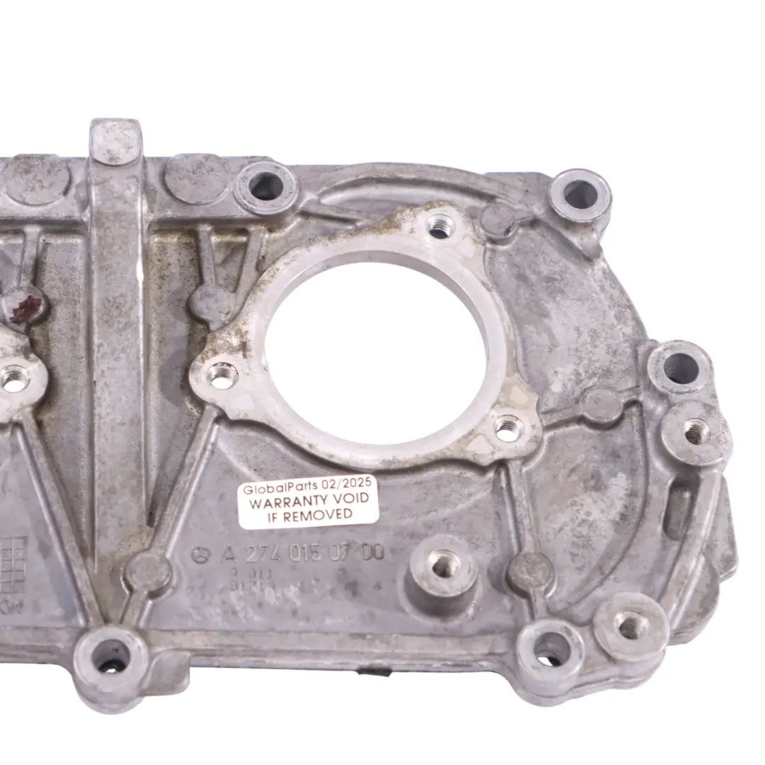 Mercedes W204 W205 W212 W213 Engine Timing Case Chain Cover Plate - SKU A2740150700 - Part number A2740150700