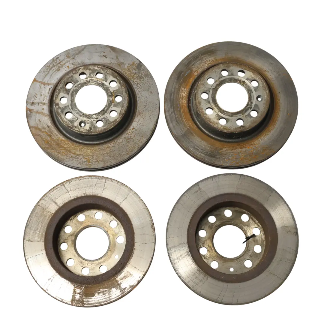 Audi A3 8P 1.9 TDI Brake Disc Front Rear Left Right N/O/S Ventilated Discs Set - SKU A38P-BRAKE-DISCS - Part number A38P-BRAKE-DISCS