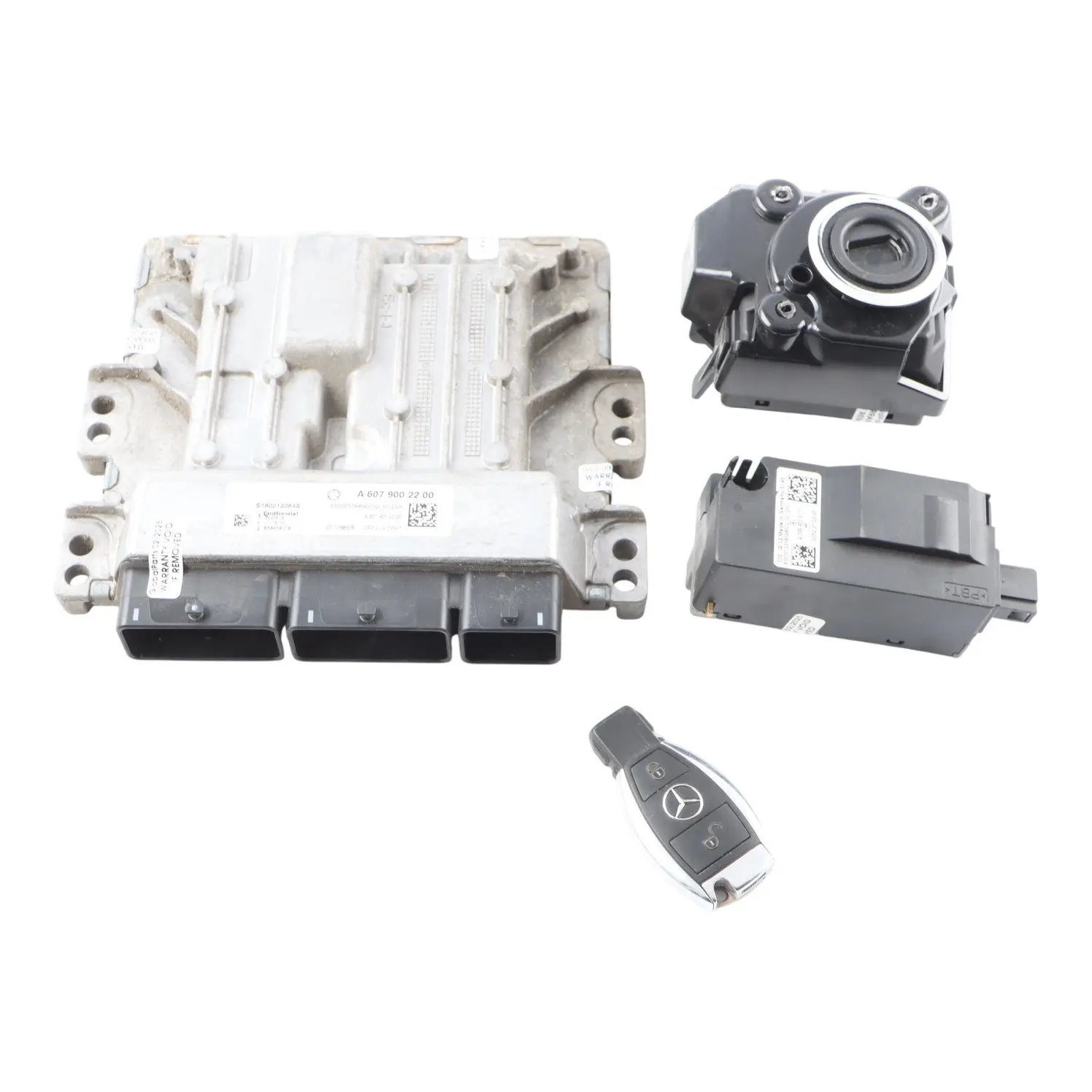 Mercedes W176 A180 CDI OM607.951 BE 109HP Engine ECU Kit A6079002200 Lock + Key
