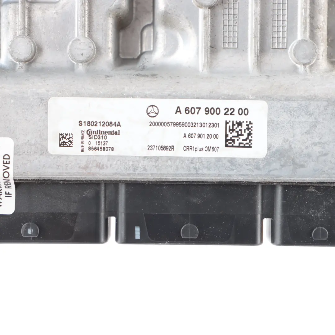 Mercedes W176 A180 CDI OM607.951 BE 109HP Engine ECU Kit Lock + Key - SKU A6079002200-4 - Part number A6079002200