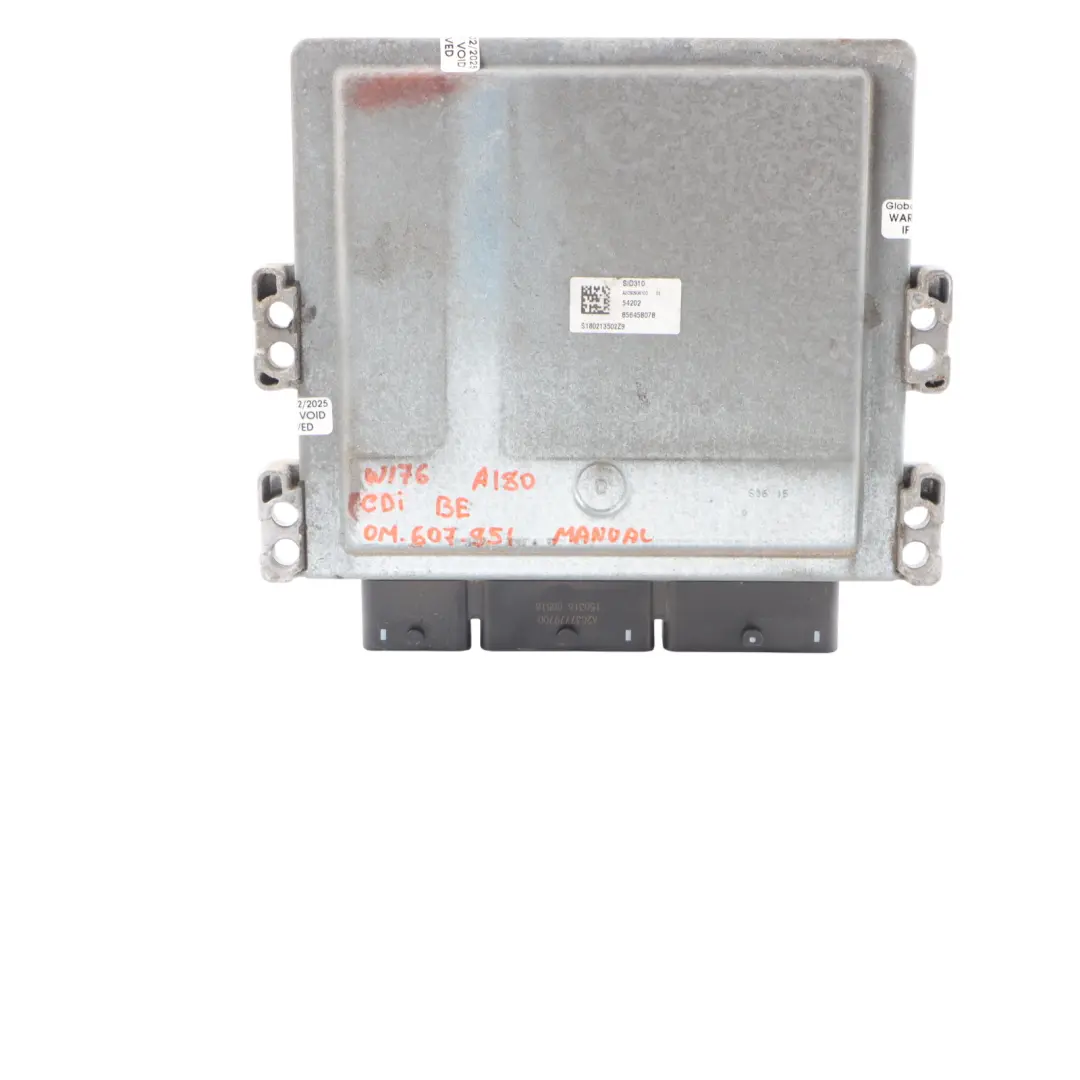 Mercedes W176 A180 CDI OM607.951 BE 109HP Engine ECU Kit Lock + Key - SKU A6079002200-4 - Part number A6079002200