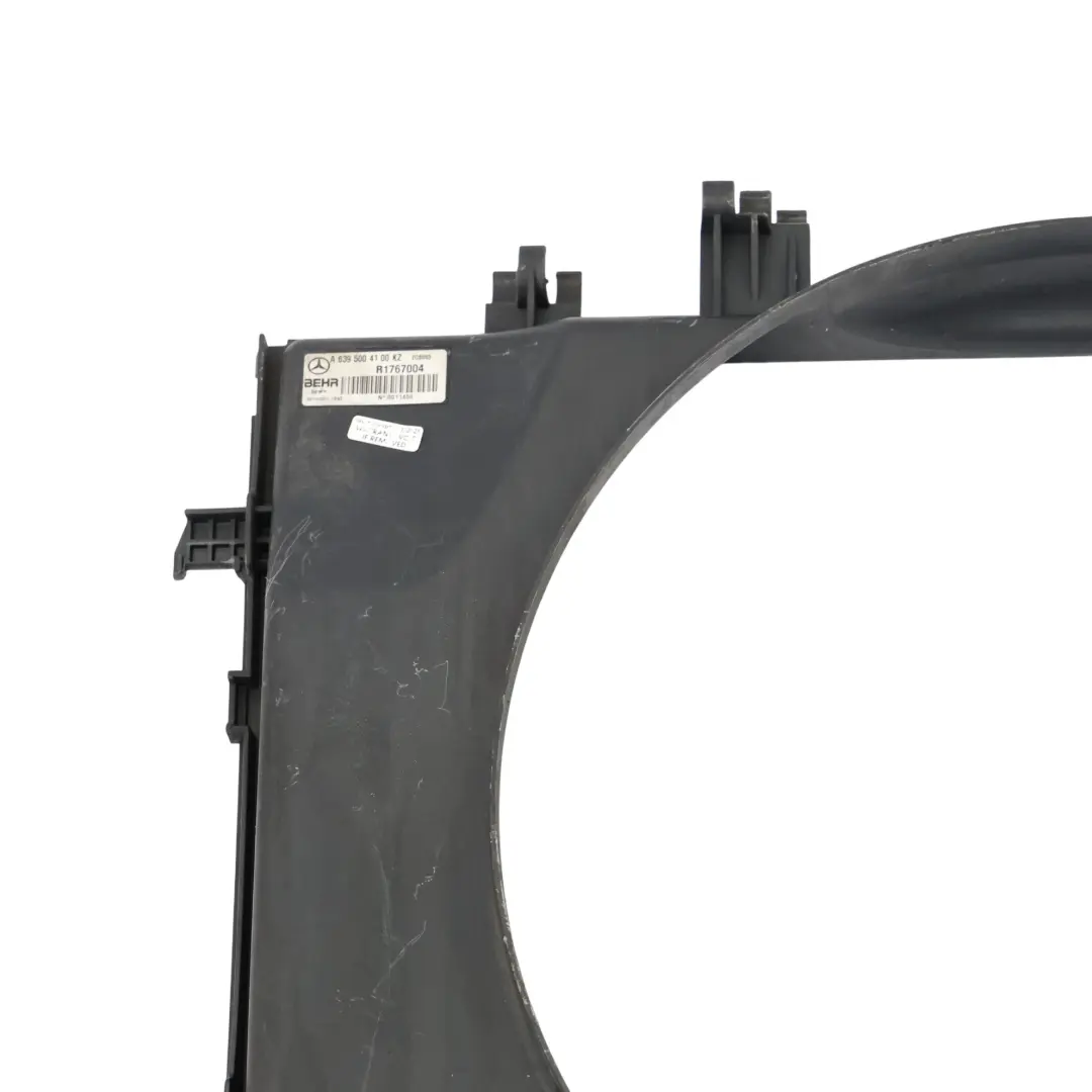 Mercedes Vito W639 Cooling Radiator Fan Shroud Cover Housing - SKU A6395004100 - Part number A6395004100