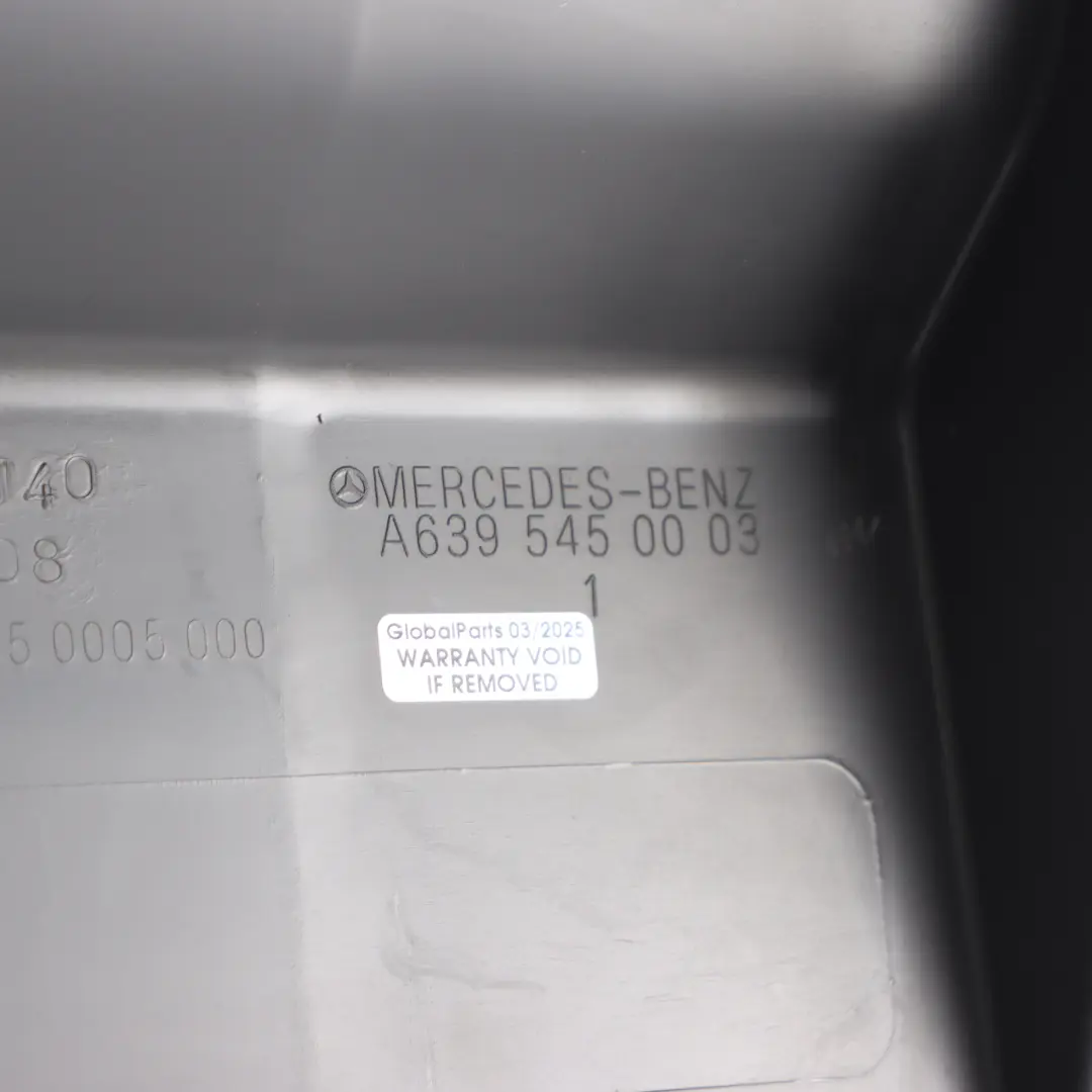Mercedes Vito W639 Tapa Caja Fusibles Bateria Embellecedor Tapa - SKU A6395450003 - Número de pieza A6395450003