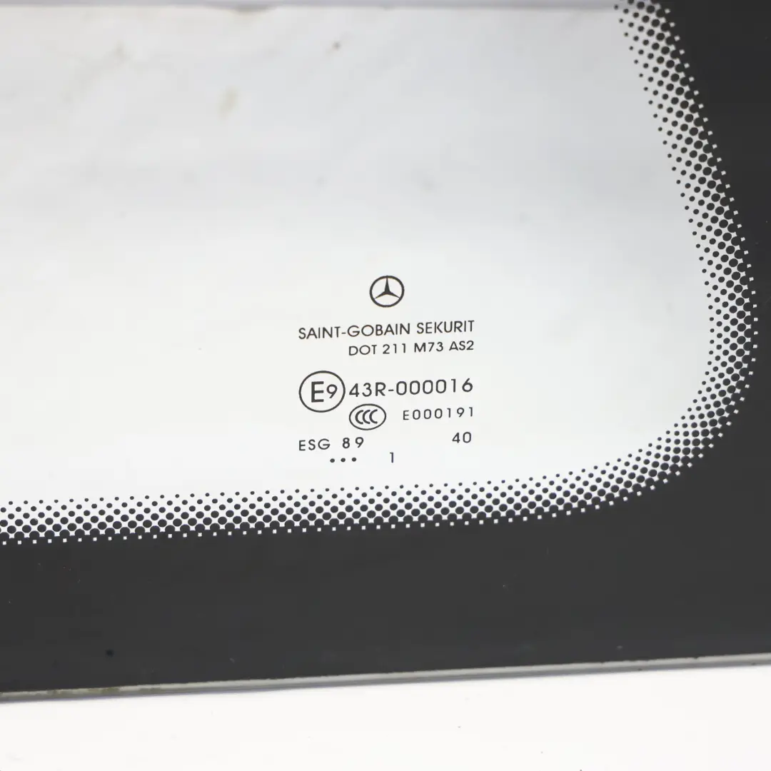 Mercedes W639 Szyba Boczna Lewa AS2 - SKU A6396720213-1 - Numer Części A6396720213