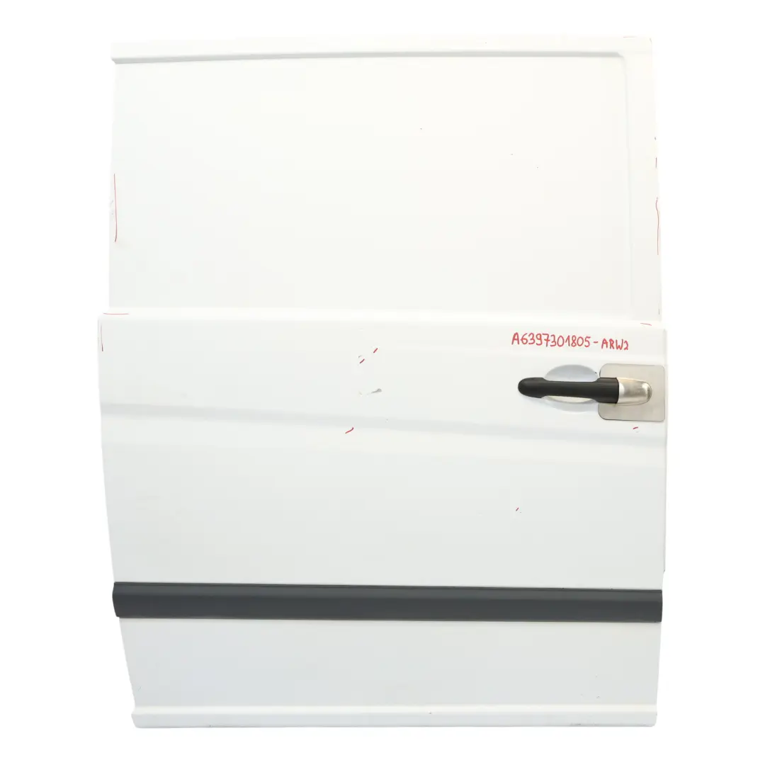 Mercedes Vito Viano W639 Long Sliding Door Rear Right O/S Arctic White - 9147 - SKU A6397301805-ARW2 - Part number A6397301805