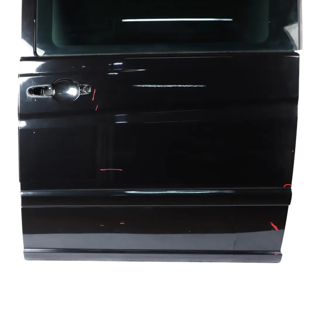 Sliding Door Rear Left N/S Side Door Obsidian Black - 197 to Mercedes W639 with Part number A6397302905 Mercedes W639 Sliding Door Rear Left N/S Side Door Obsidian Black - 197 - SKU A6397302905-OB - Part number A6397302905