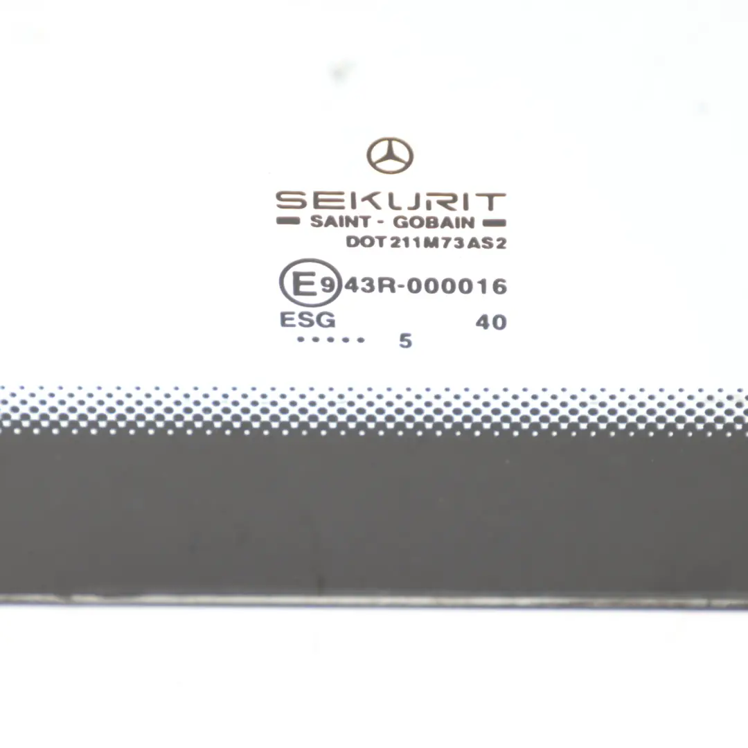 Finestrino Porta Posteriore Sinistra Vetrocamera AS2 per Mercedes Vito Viano W639 con numero di parte A6397350609 Mercedes Vito Viano W639 Finestrino Porta Posteriore Sinistra Vetrocamera AS2 - SKU A6397350609 - Numero di parte A6397350609