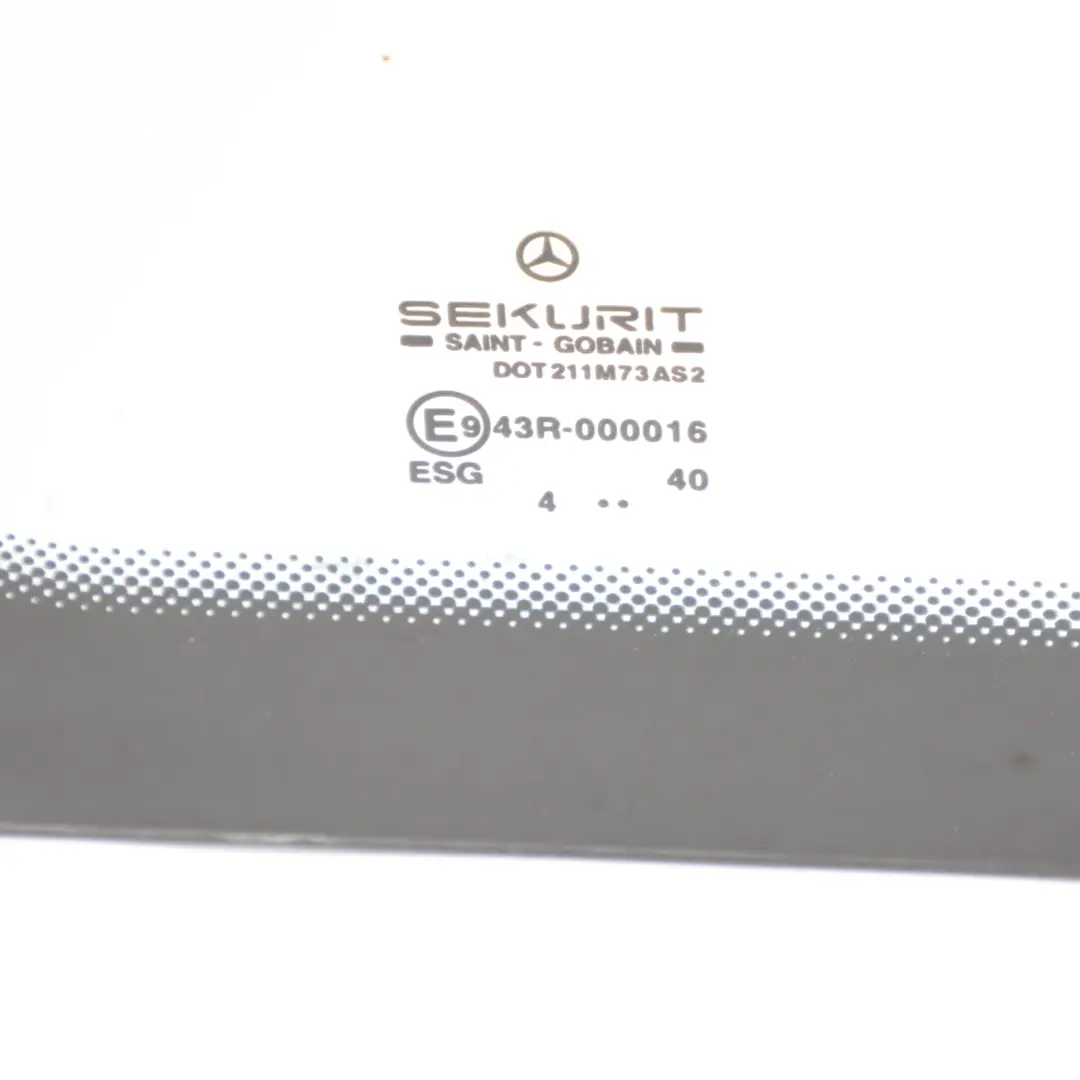 Puerta Corredera Trasera Derecha Cristal AS2 para Mercedes Vito Viano W639 con número de pieza A6397350709 Mercedes Vito Viano W639 Puerta Corredera Trasera Derecha Cristal AS2 - SKU A6397350709 - Número de pieza A6397350709