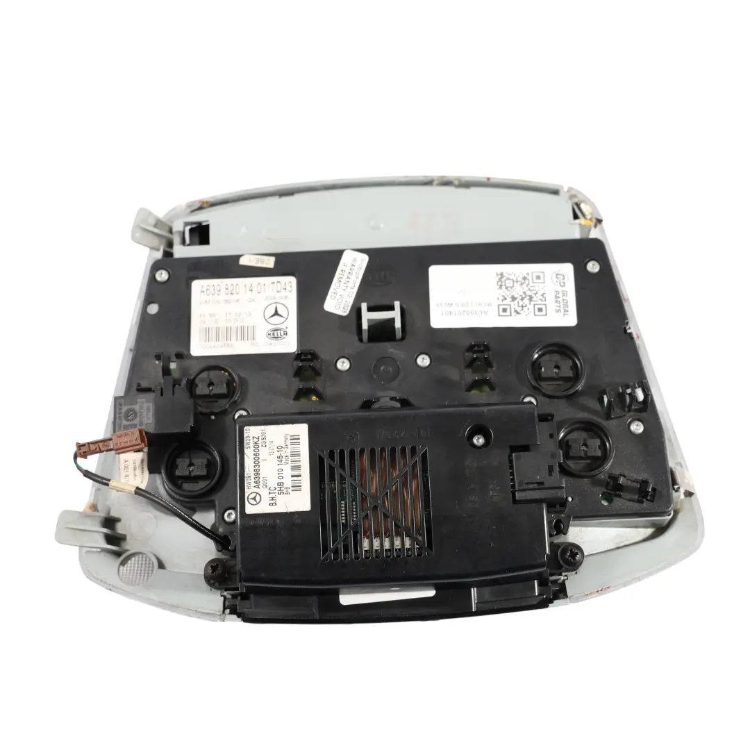 Interrupteur Toit Pour Éclairage Lecture Intérieur Mercedes W639 LCI  - SKU A6398201401 - Numéro de pièce A6398201401