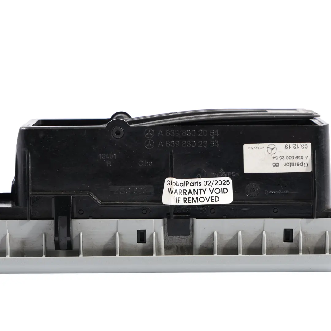 Mercedes Vito W639 Rejilla De Ventilación Trasera Gris - SKU A6398302354 - Número de pieza A6398302354