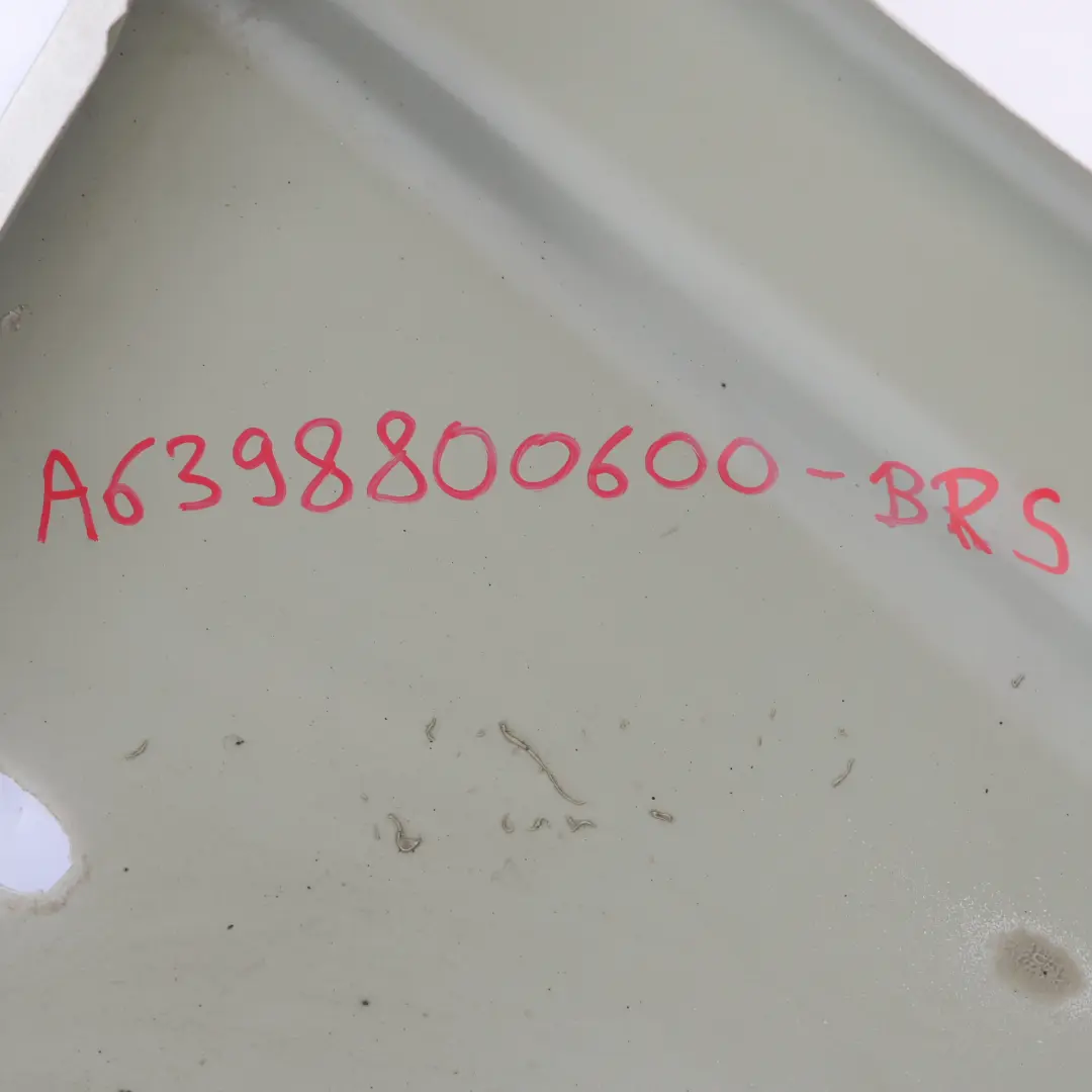 Wing Panel Front Left N/S Fender Brilliant Silver - 9477 to Mercedes Vito W639 with Part number A6398800600 Mercedes Vito W639 Wing Panel Front Left N/S Fender Brilliant Silver - 9477 - SKU A6398800600-BRS - Part number A6398800600