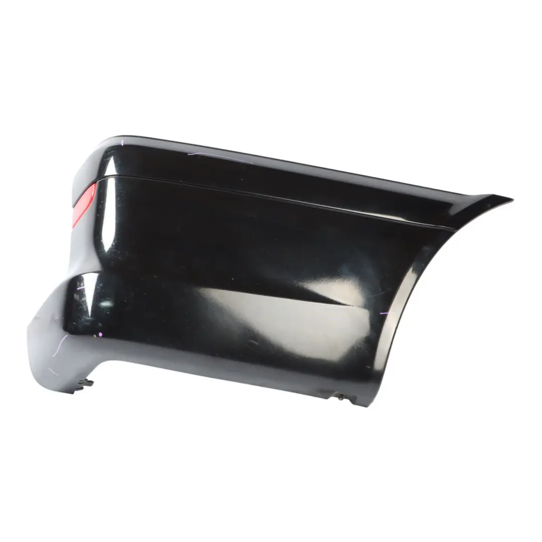 Bumper Right O/S Side Corner Trim Obsidian Black - 197 to Mercedes Vito W639 Rear with Part number A6398801771 Mercedes Vito W639 Rear Bumper Right O/S Side Corner Trim Obsidian Black - 197 - SKU A6398801771-OB - Part number A6398801771