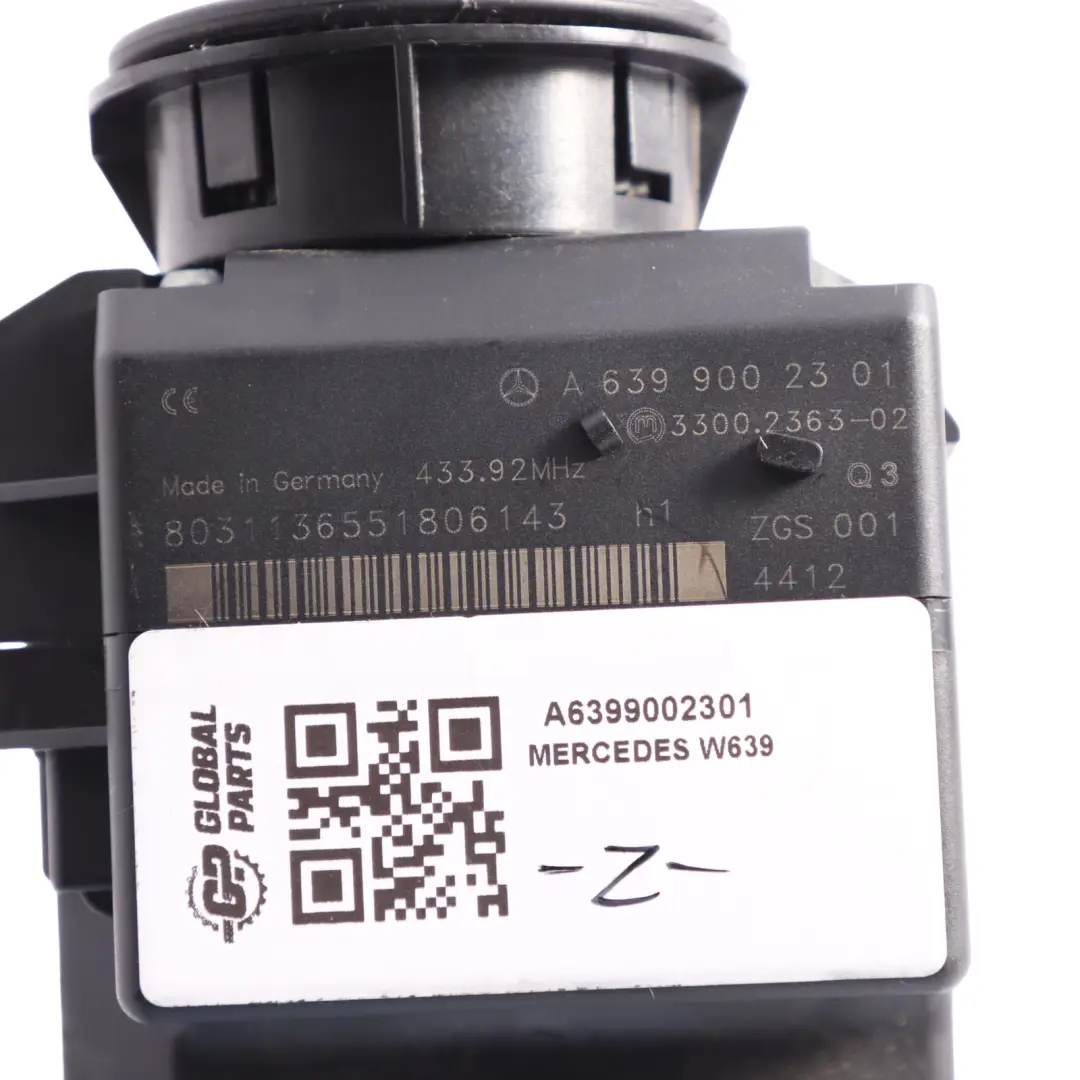 Ignition Switch Lock Control Module to Mercedes W639 with Part number A6399002301 Mercedes W639 Ignition Switch Lock Control Module - SKU A6399002301 - Part number A6399002301