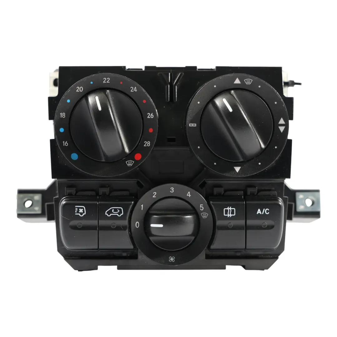 Unidad Aire Acondicionado Interruptores Control para Mercedes Vito W639 con número de pieza A6399061300 Mercedes Vito W639 Unidad Aire Acondicionado Interruptores Control - SKU A6399061300-2 - Número de pieza A6399061300