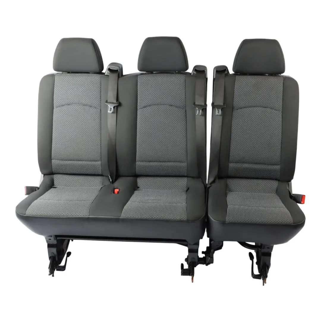 Interior Rear Seats Three Seater Seat Bench Cloth Mixto to Mercedes Vito W639 with Part number A6399509605 Mercedes Vito W639 Interior Rear Seats Three Seater Seat Bench Cloth Mixto - SKU A6399509605-2 - Part number A6399509605