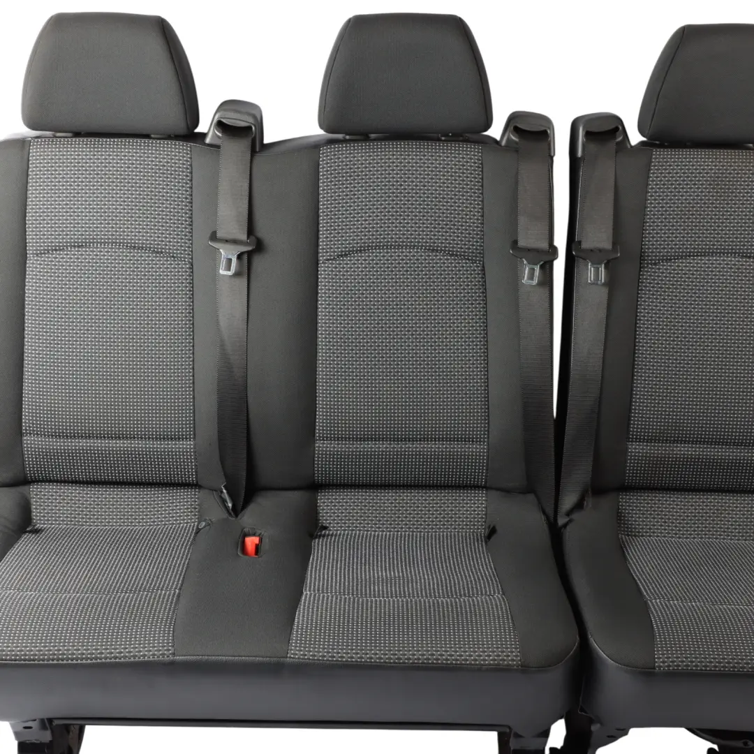 Interior Rear Seats Three Seater Seat Bench Cloth Mixto to Mercedes Vito W639 with Part number A6399509605 Mercedes Vito W639 Interior Rear Seats Three Seater Seat Bench Cloth Mixto - SKU A6399509605-2 - Part number A6399509605